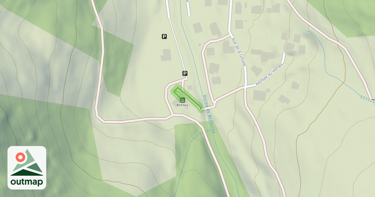 Map of Bettex