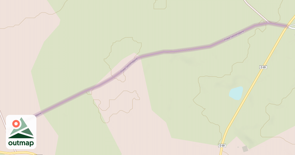 Map of Piste Secondaire
