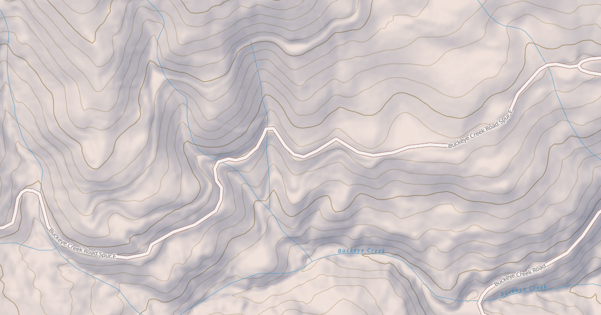 Map preview of BUCKEYE CREEK