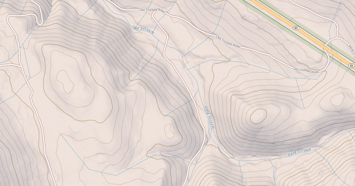 Map preview of CANYON SPUR