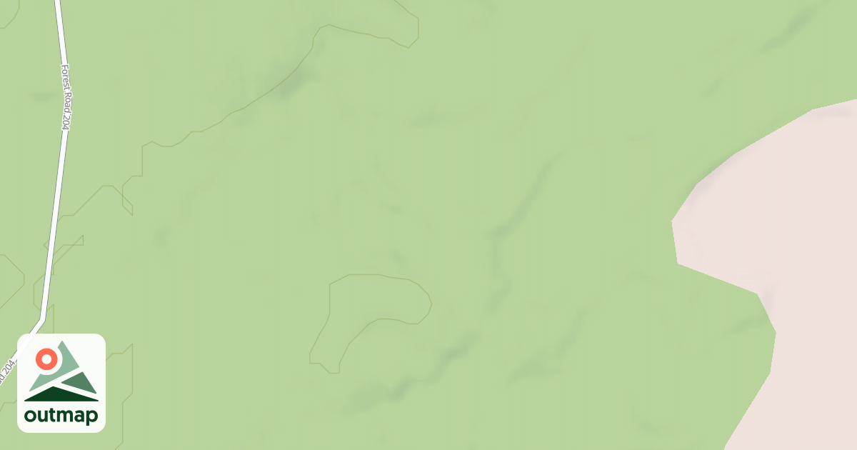 Map of FR 204M