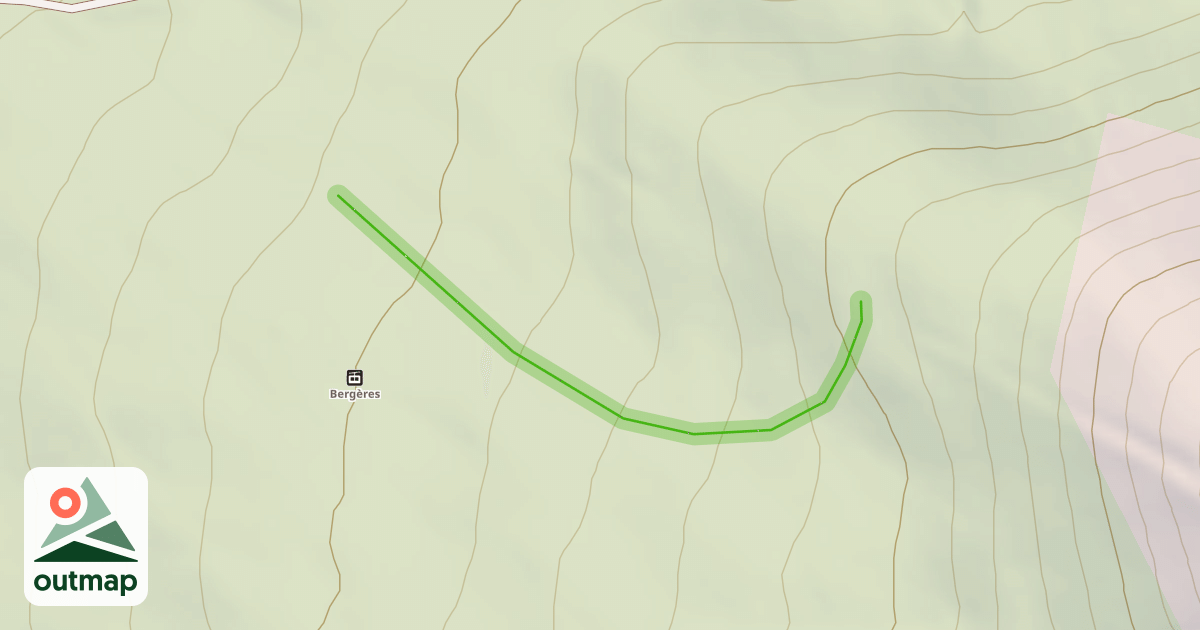 Map of Les Marmottes - Haut