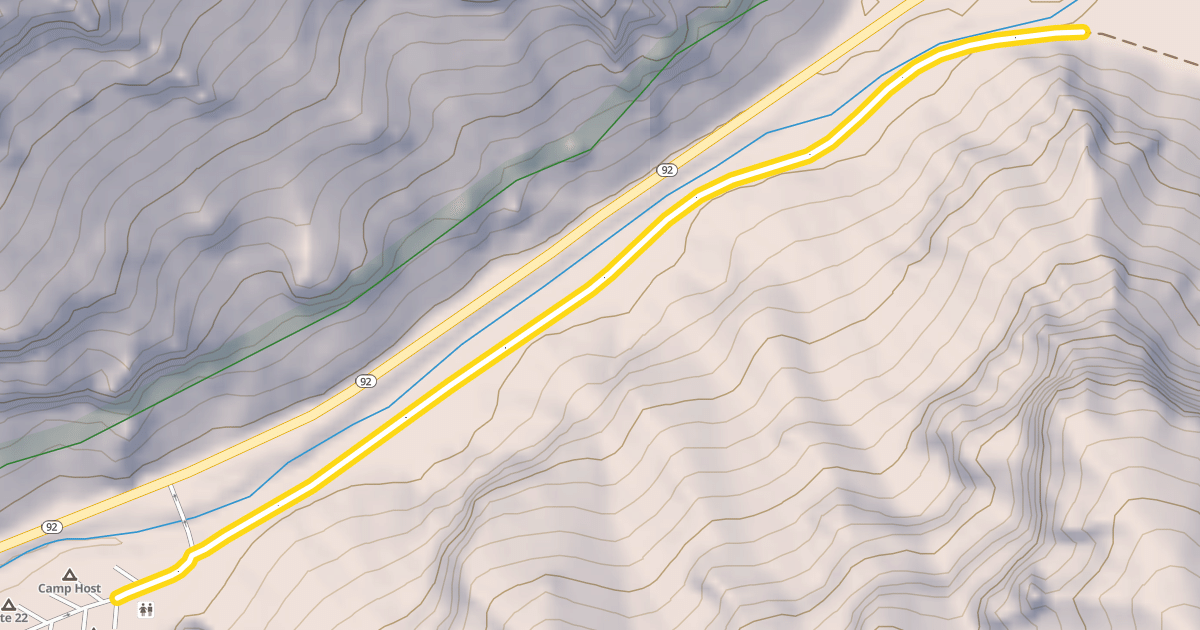 Map preview of Little Mill Winter Trail