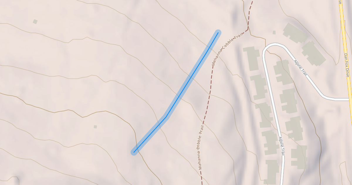 Map preview of Russell Slope