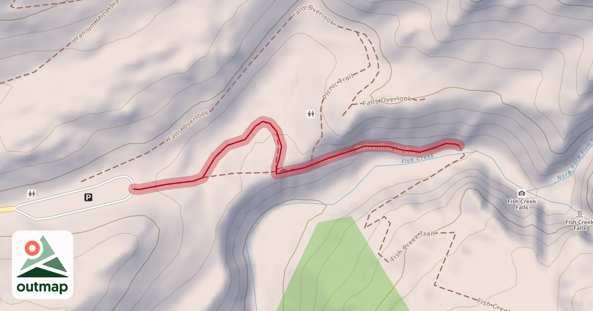 Map of Recreation Trail