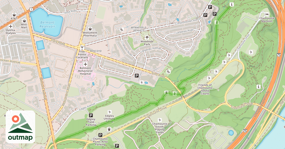 Map of Trolley Trail