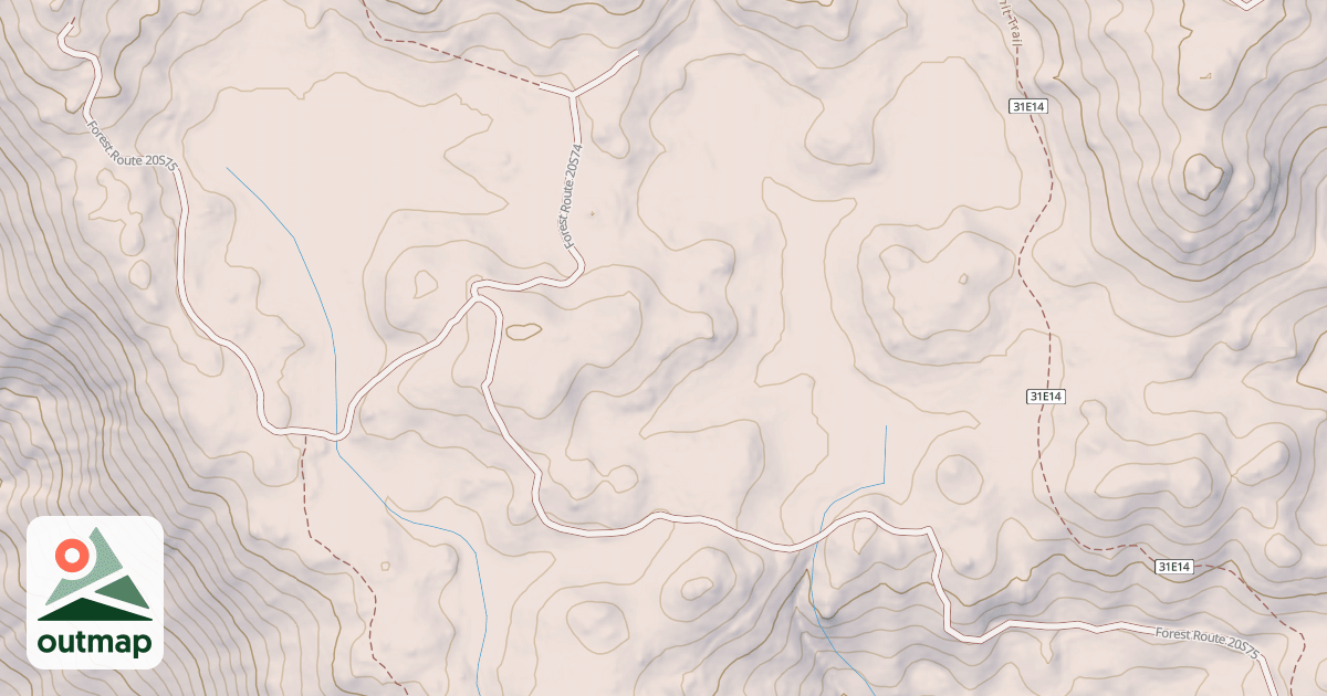 Map of DEEP MEADOW