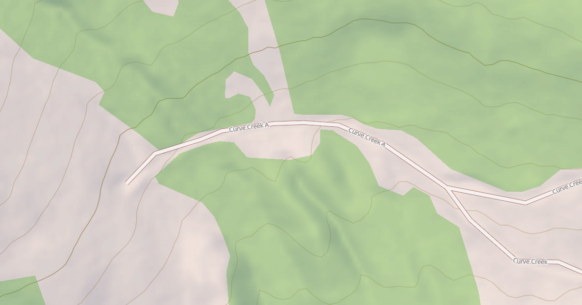 Map preview of CURVE CREEK A