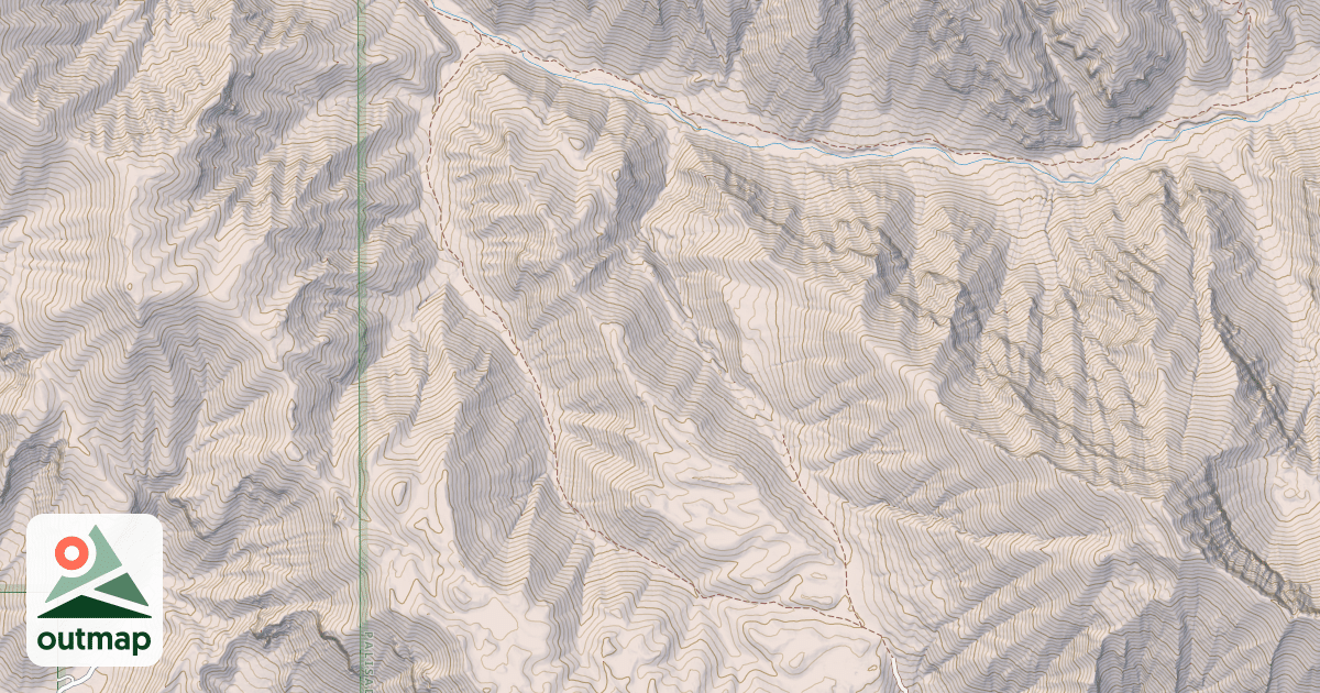 Map of DRIVEWAY CANYON