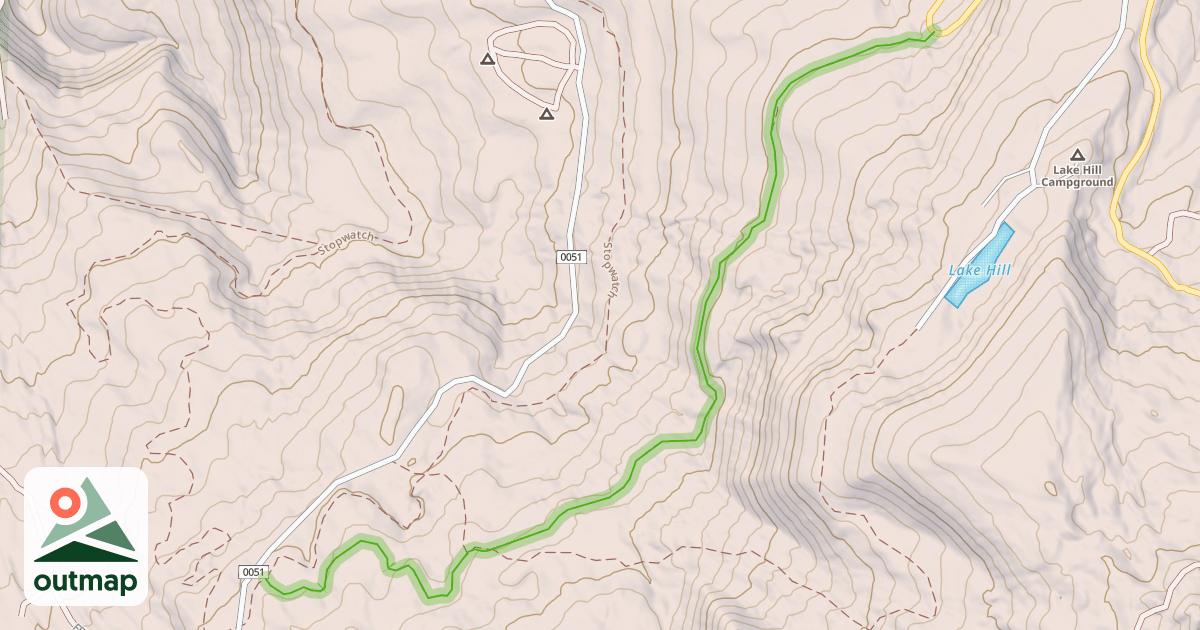 Map of Mirkwood Trail