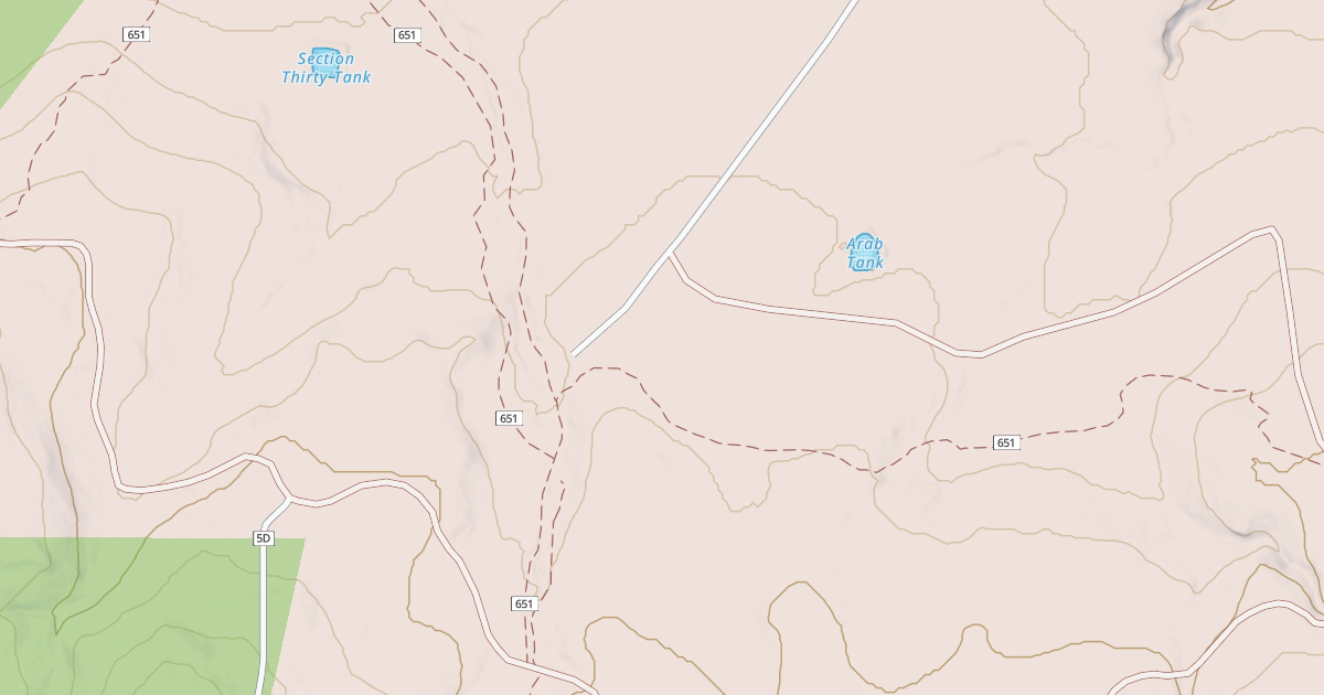 Map preview of USFS National Forest System Roads {4953F330-862F-412C-8F87-BD36E4D2CF72}