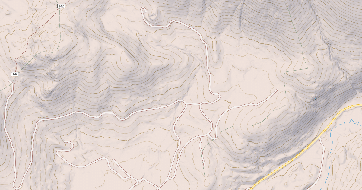 Map preview of CORNICE POINT