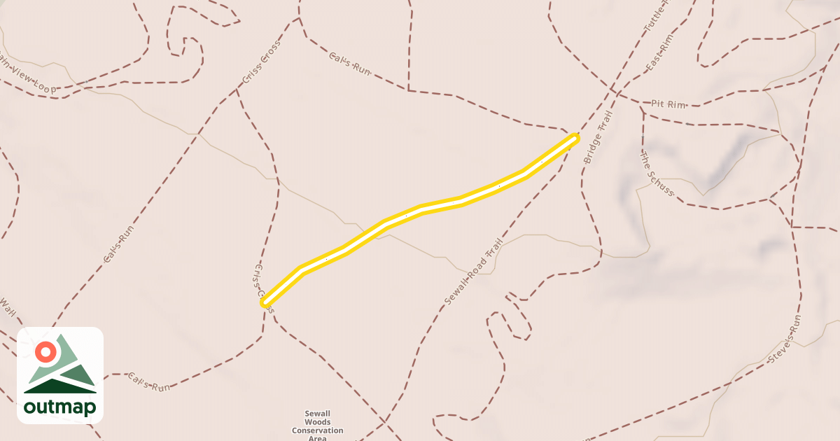 Map of Cal's Run