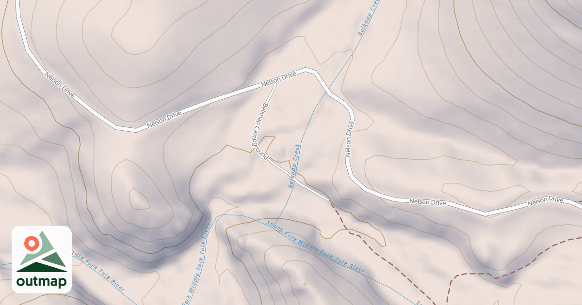 Map of BELKNAP C.G.