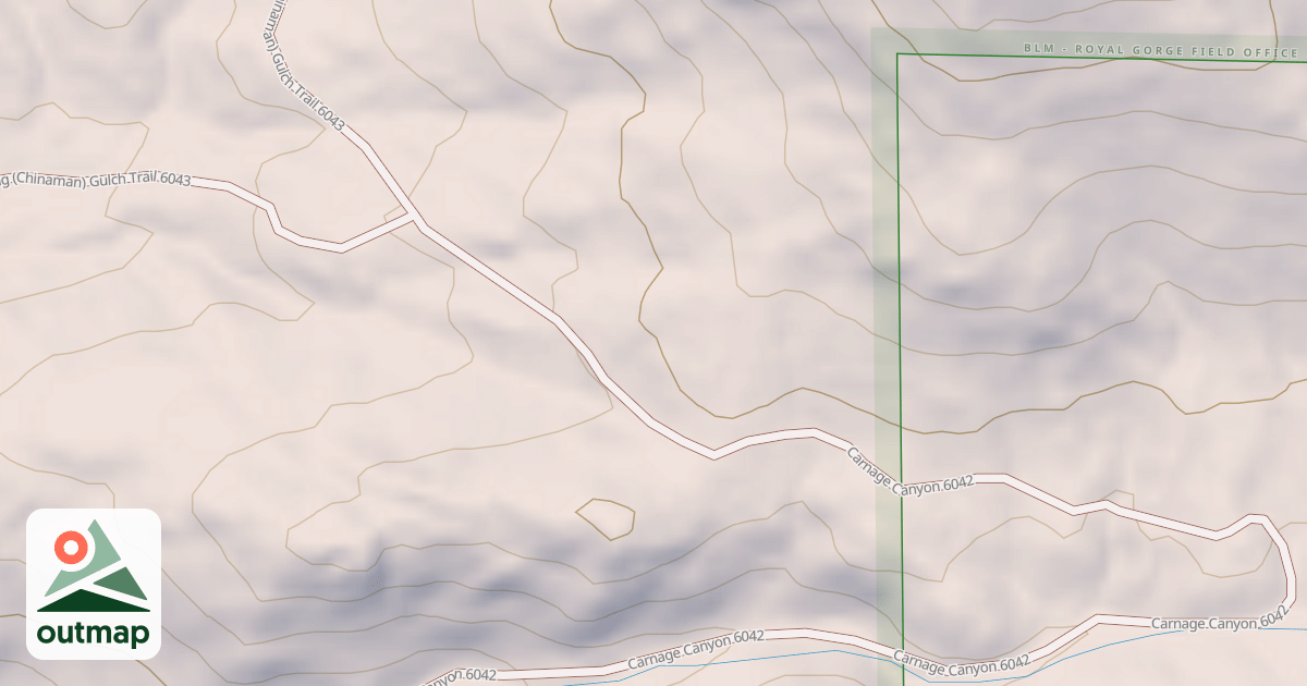 Map of Blm T6042