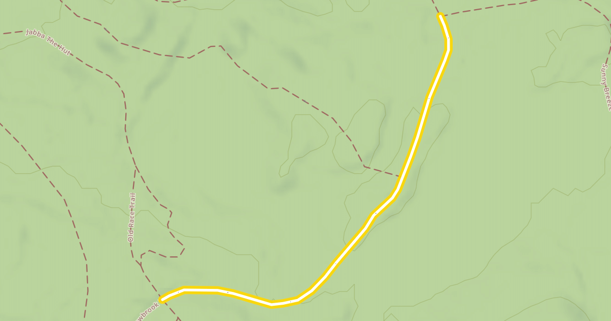 Map preview of Snowbrook Trail
