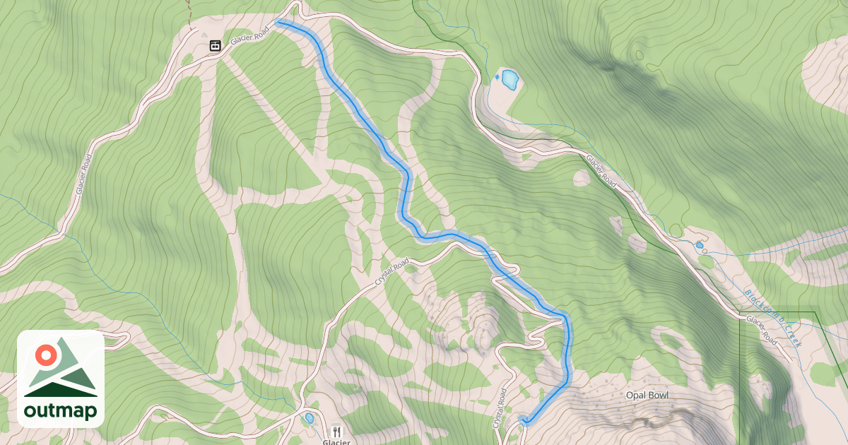 Map of Ridge Runner