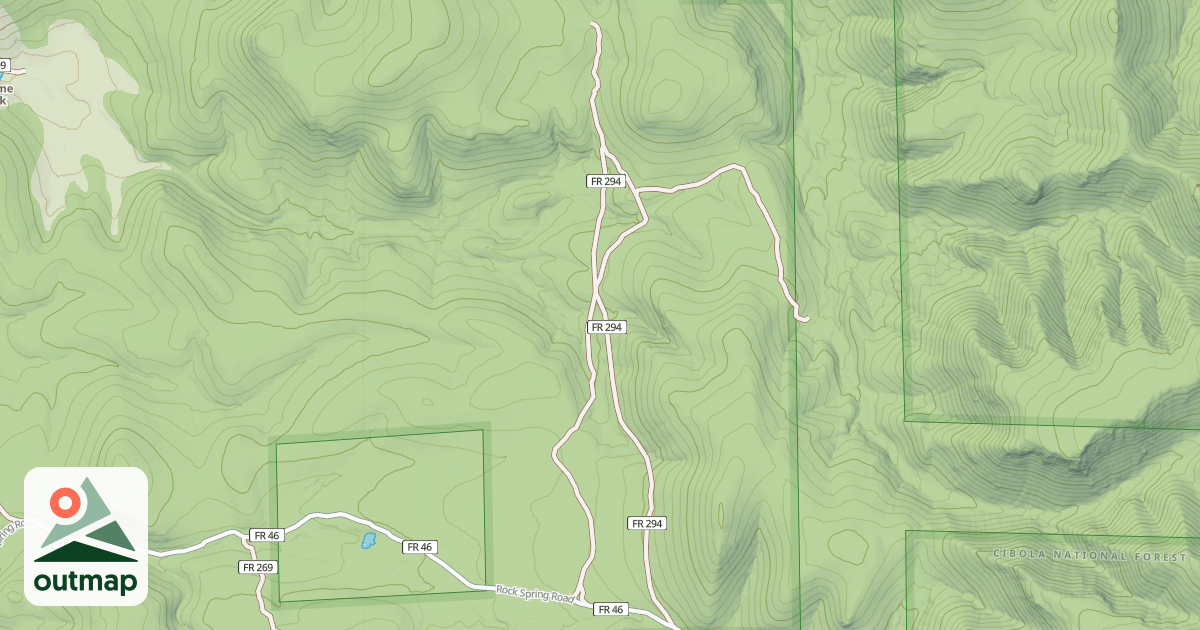 Map of USFS National Forest System Roads {23FA7799-9C4A-4ACC-9257-AC339596C3EC}