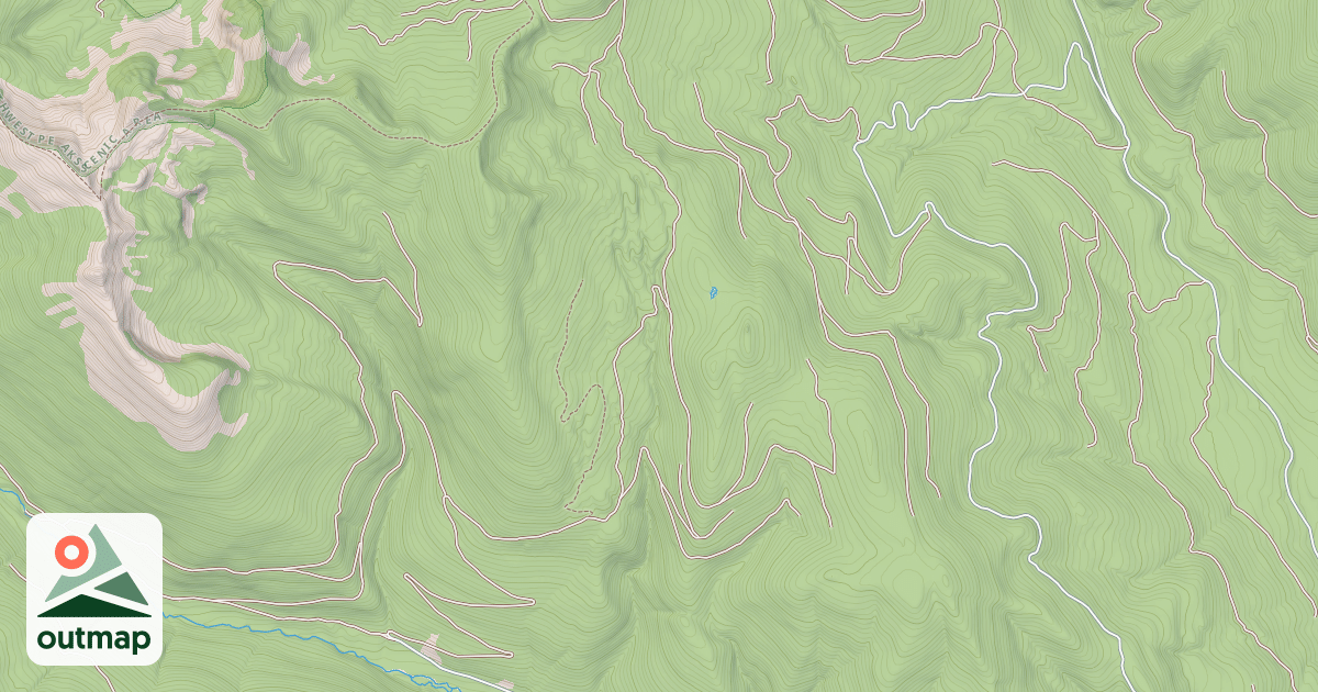 Map of Beetle Creek Snowmobile