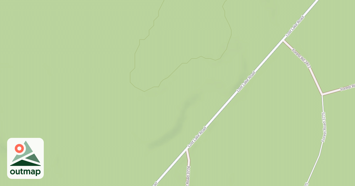 Map of FR 2156W