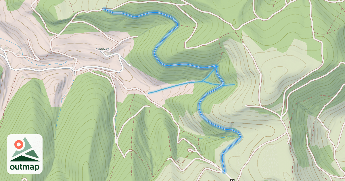 Map of Chemin du Goulet