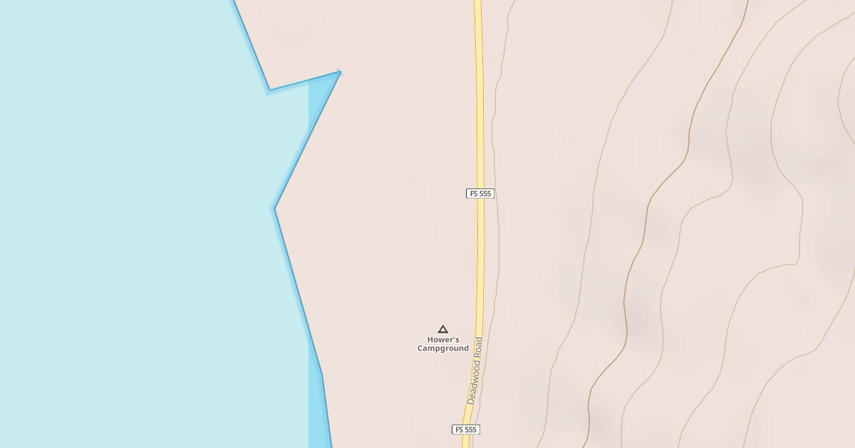Map preview of HOWERS CAMPGROUND