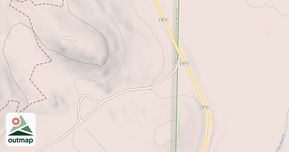 Map of BLM National GTLF Public Motorized Roads 75285196-bb86-4060-a2d4-badc9db3774a