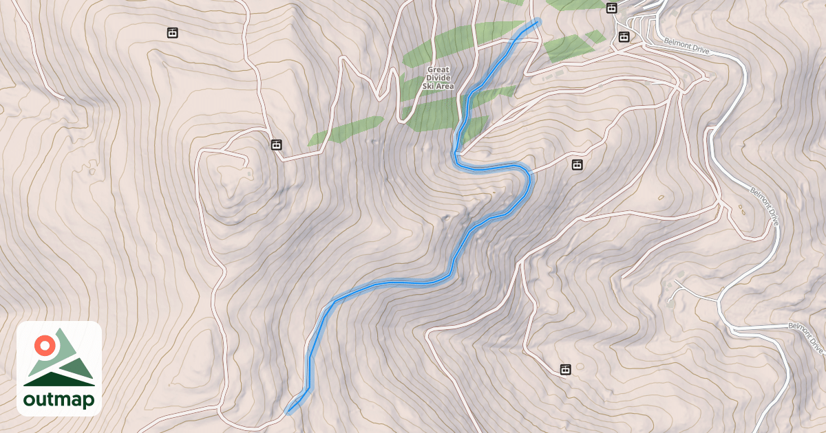 Map of Rawhide Road