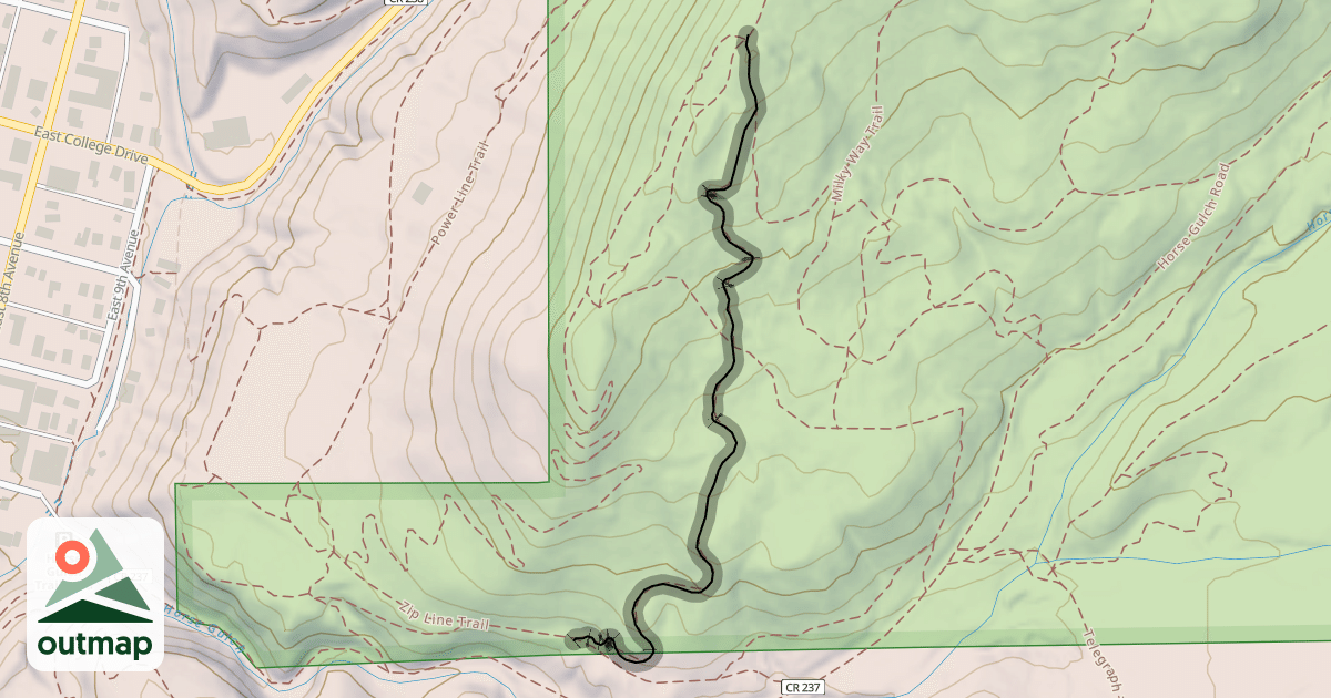 Map of Charmed Trail