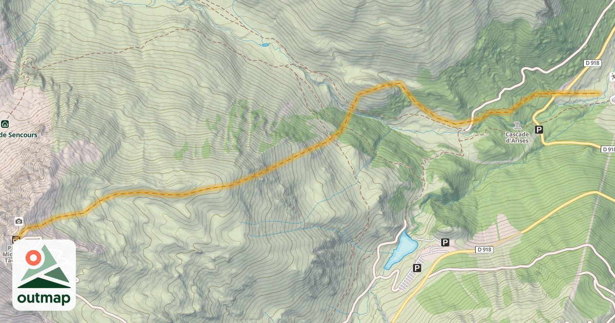 Map of La Jaune