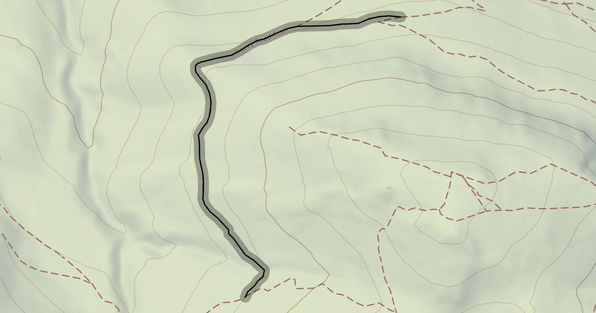 Map preview of Rocky Road Trail