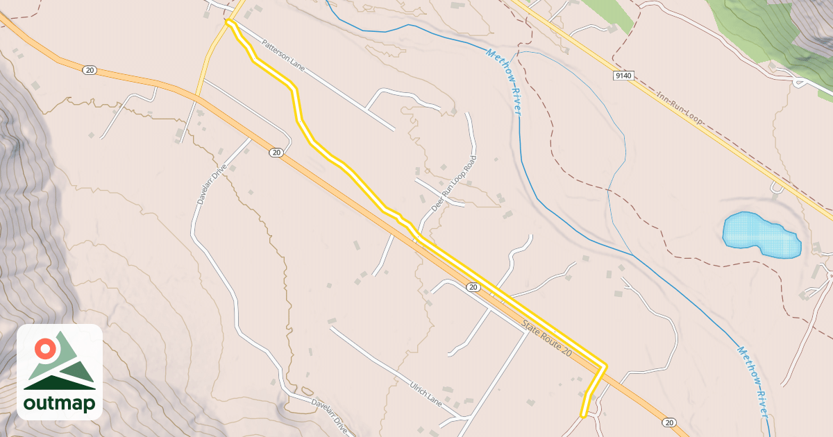 Map of John's Way