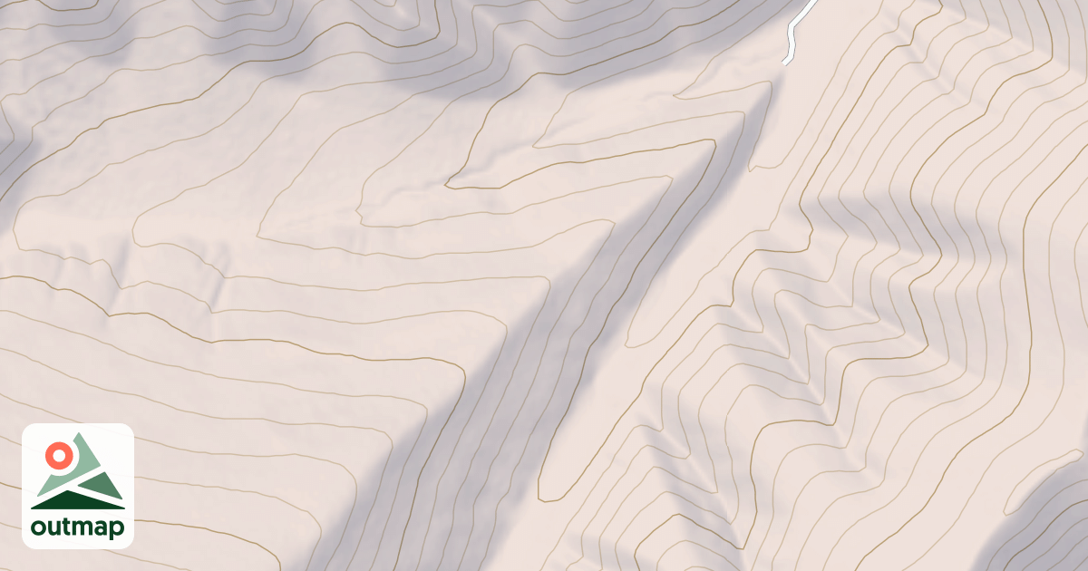 Map of West Modoc Creek