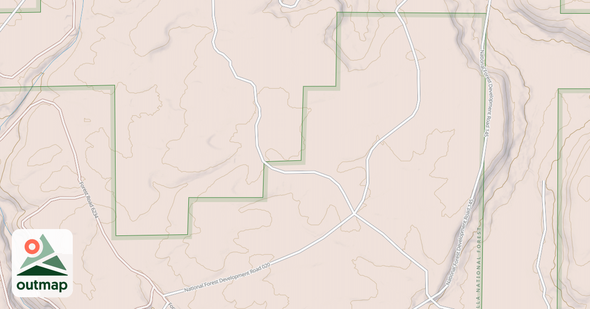 Map of USFS National Forest System Roads {B43E9984-80FC-4DF1-92CE-B017A3C7A4F2}