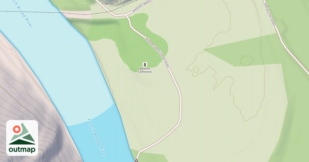 Map of WEAVER BEND FIELDS