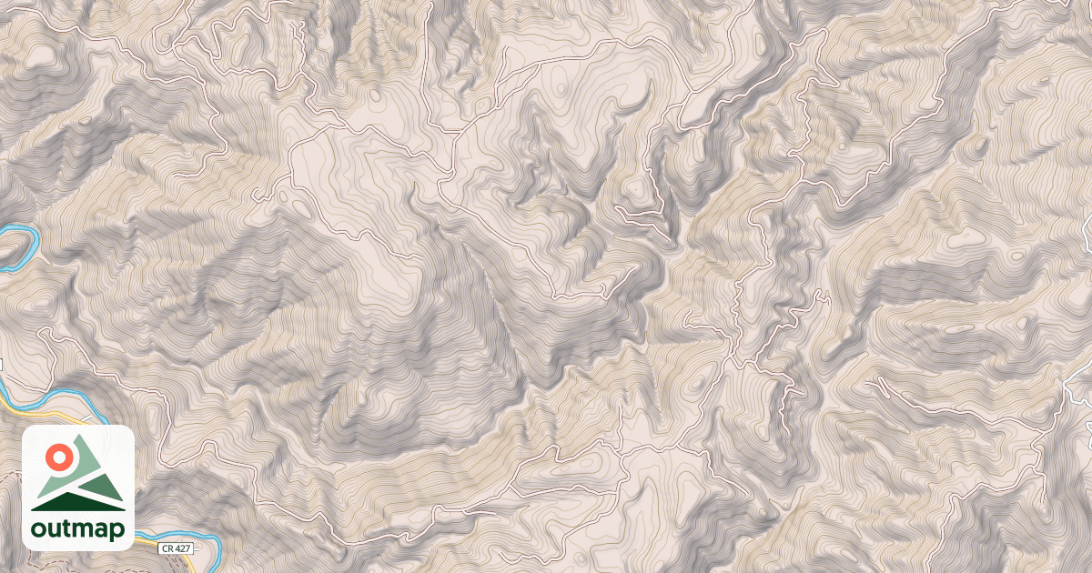 Map of HAINES FLAT