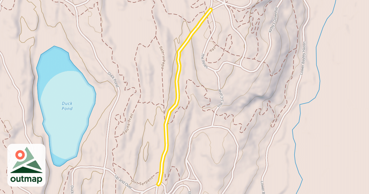 Map of Upper Bayley Hazen