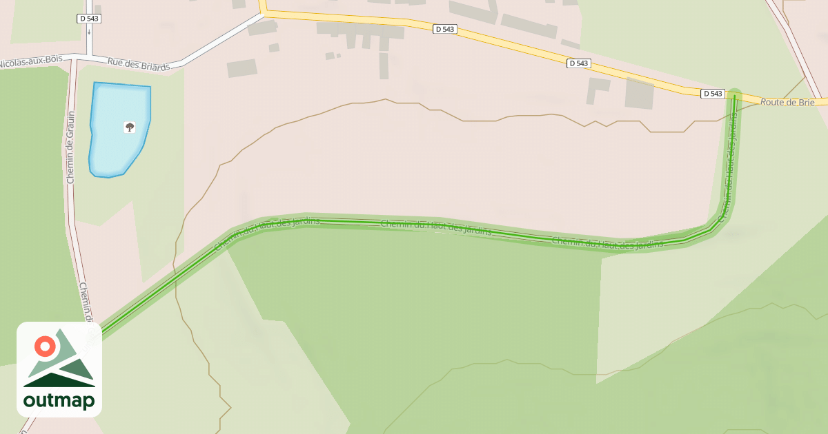 Map of Chemin du Haut des Jardins