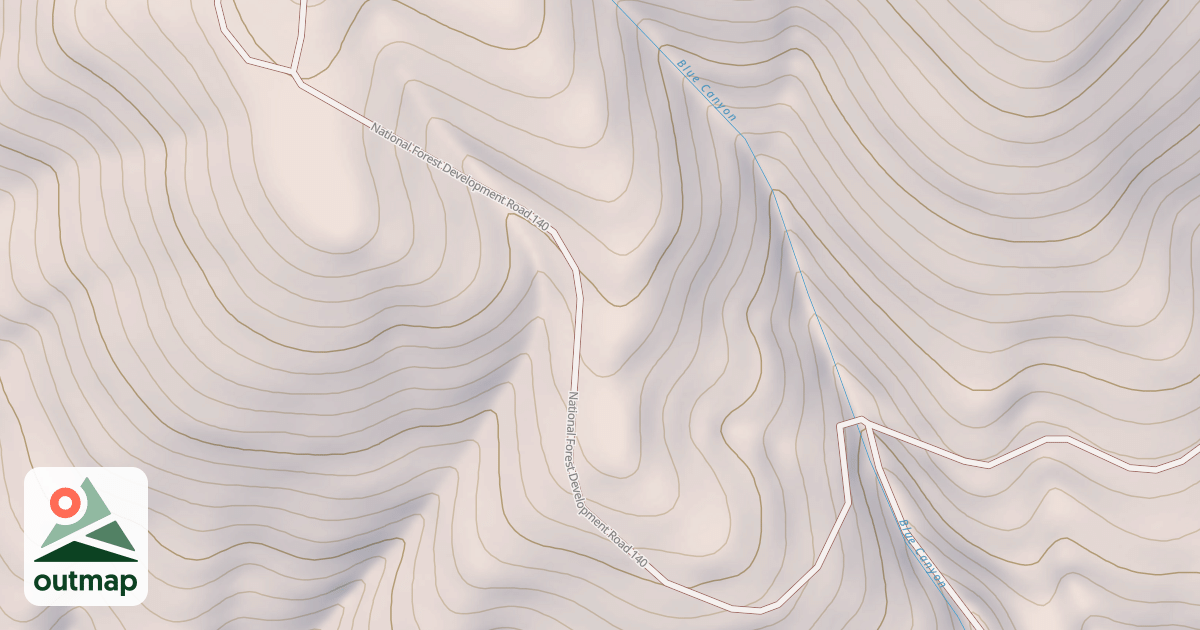 Map of USFS National Forest System Roads {557540E7-4993-4B0F-89CE-02161EDAF4BD}