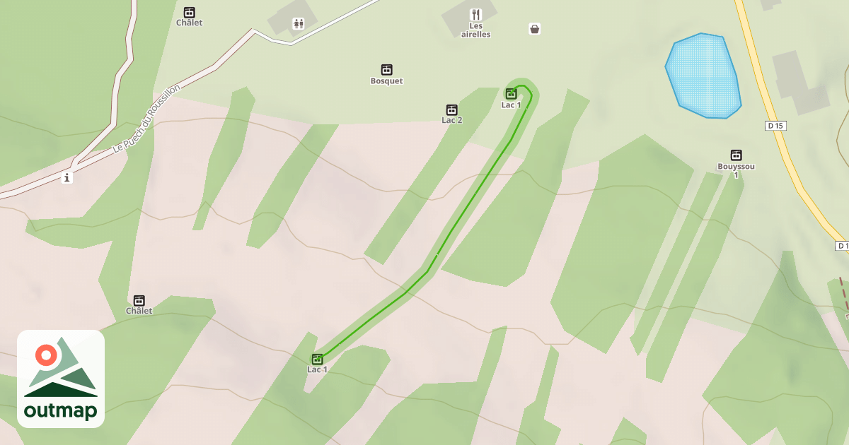 Map of Le Lac 1