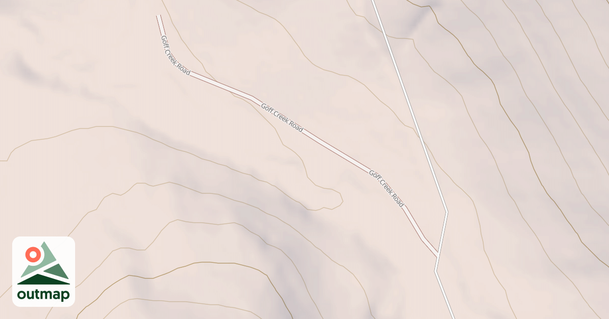 Map of GOFF CREEK