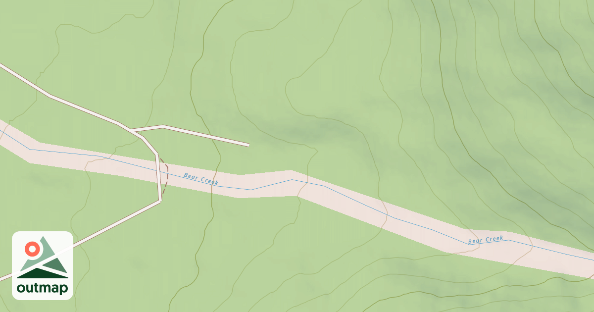 Map of BEAR CREEK RD