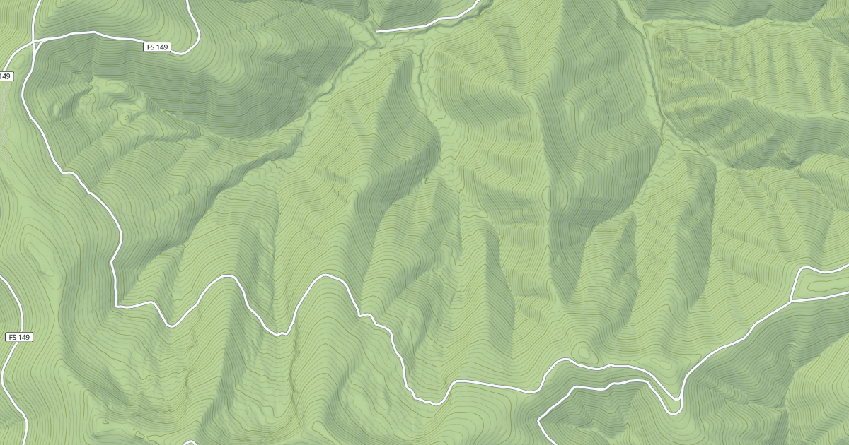Map preview of HUCKLEBERRY MTN