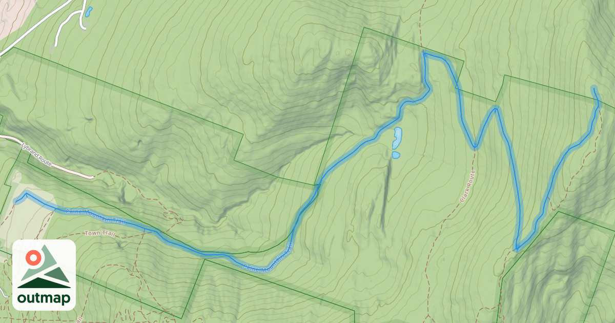 Map of Paine Mountain Trail