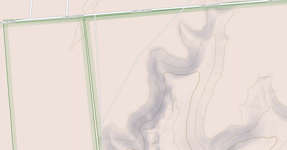 Map preview of Town Line Road Cutoff