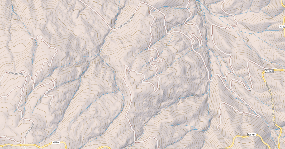 Map preview of LOG SPRINGS CREEK NORTH