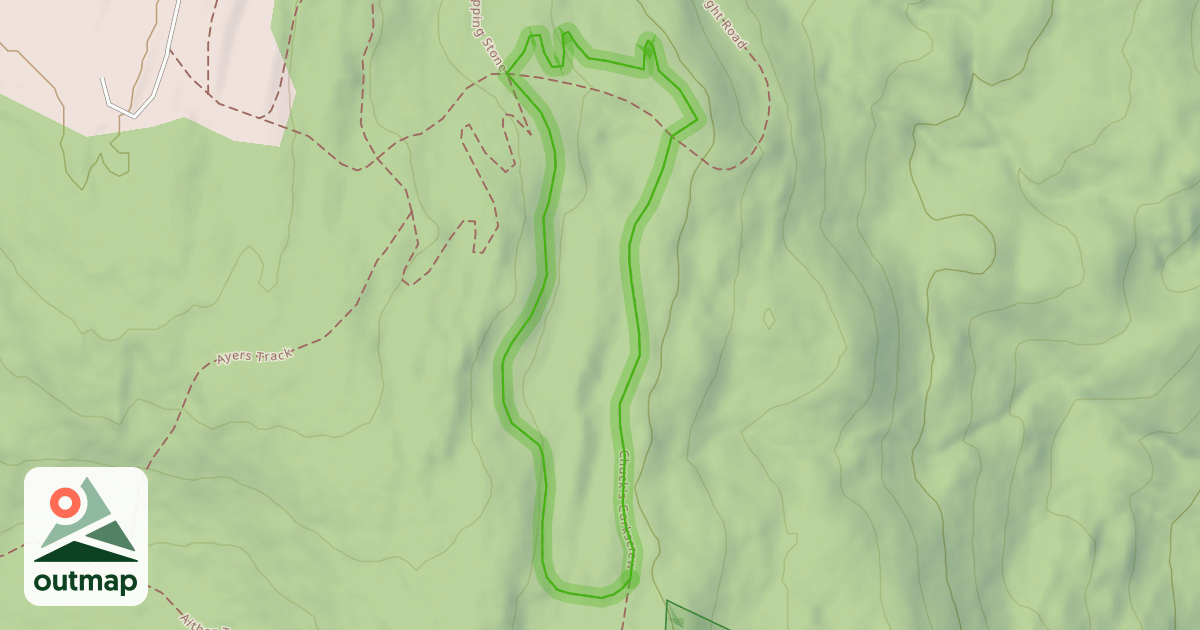 Map of Chuck's Corkscrew