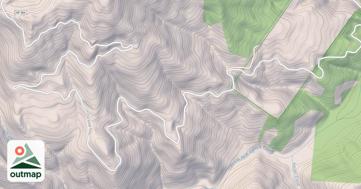 Map of CHROME RIDGE