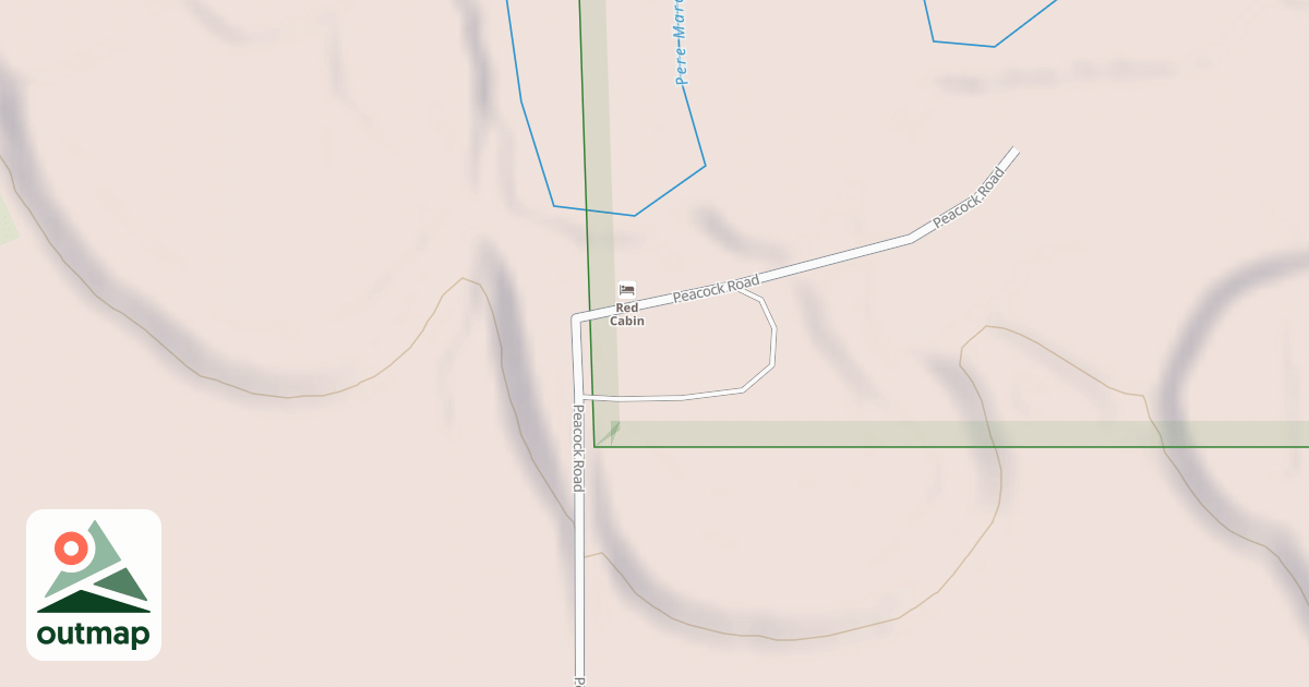 Map of GREEN COTTAGE LOOP