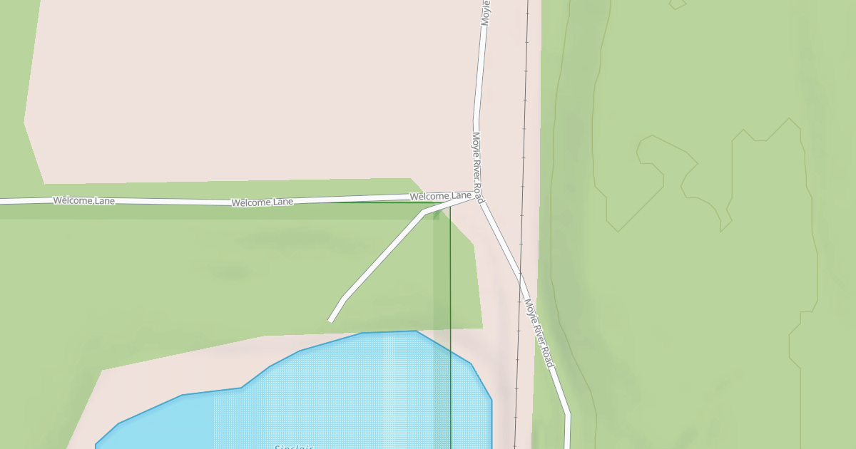 Map preview of SINCLAIR LAKE